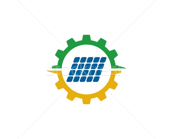solar logo Stock photo © meisuseno