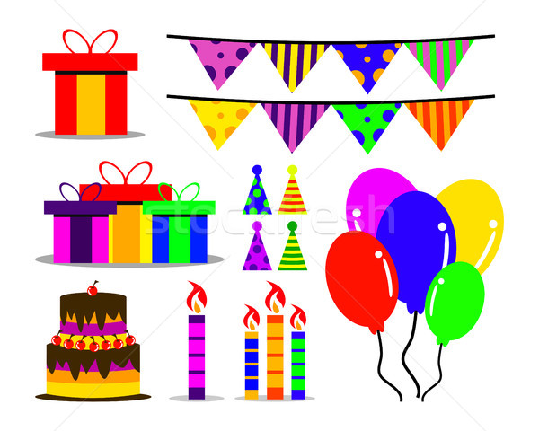 birthday asset collection Stock photo © meisuseno