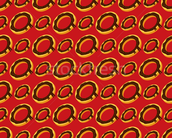 seamless pattern background of donut shape Stock photo © meisuseno
