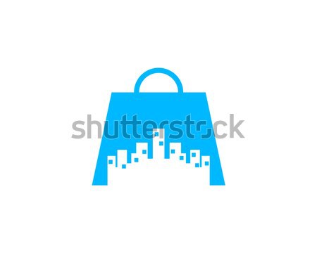 shopping city logo Stock photo © meisuseno