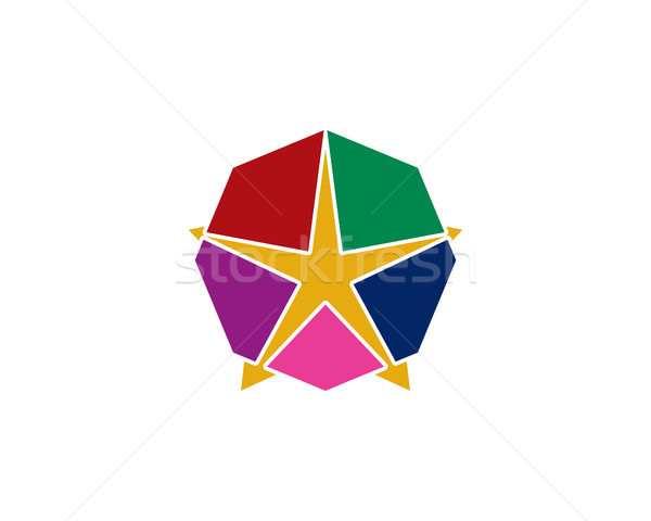 Star logo simbolo successo vittoria rango Foto d'archivio © meisuseno