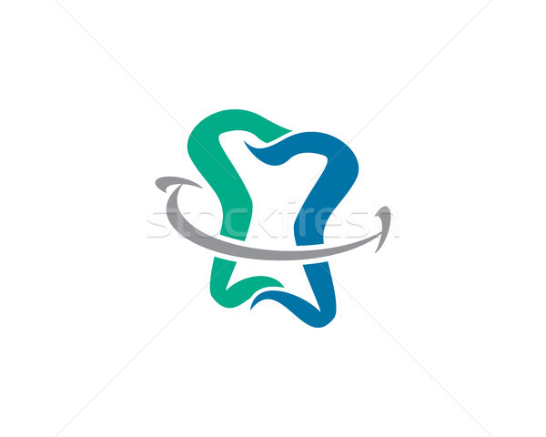 Stock fotó: Fogászati · logo · szimbólum · űrlap · fogak · fogápolás