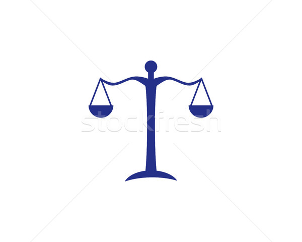 Törvény logo szimbólum tok bíró ügyész Stock fotó © meisuseno