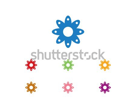 flower logo Stock photo © meisuseno