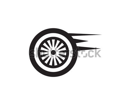 fast tire logo Stock photo © meisuseno