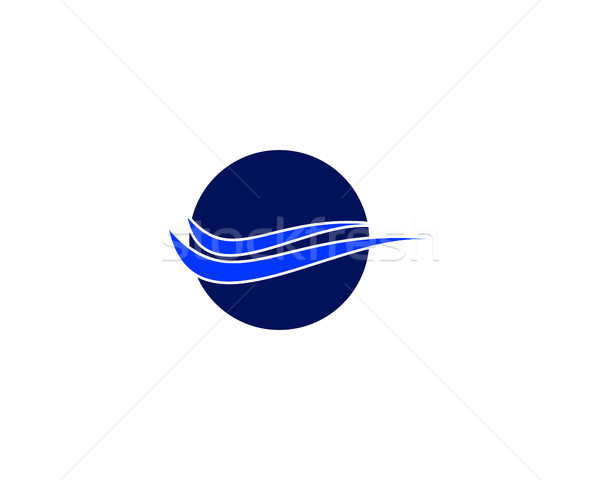 water wave logo Stock photo © meisuseno