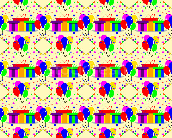 birthday pattern background Stock photo © meisuseno