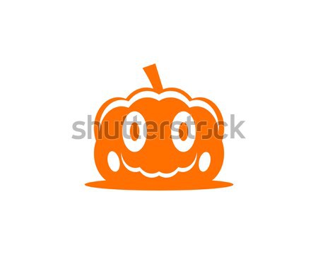 pumpkin mascot logo Stock photo © meisuseno
