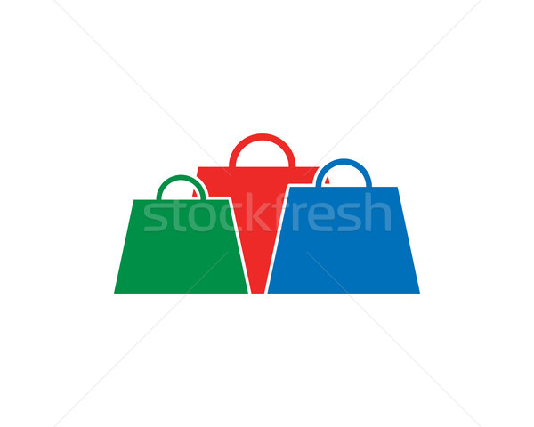 shopping bag logo Stock photo © meisuseno