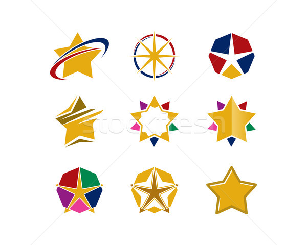star logo collection Stock photo © meisuseno