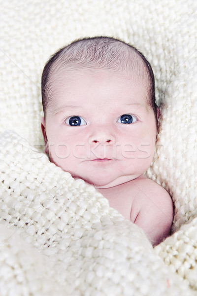 Pasgeboren baby 16 gelukkig kinderen Stockfoto © melking