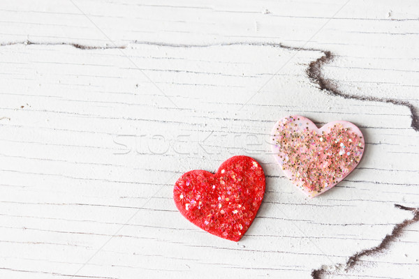 Handcraft hearts Stock photo © Melpomene