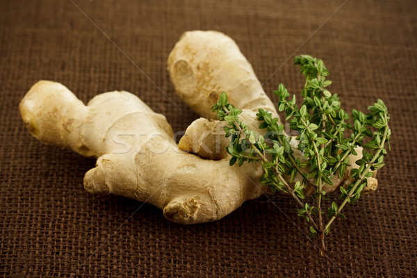 Ginger and thyme Stock photo © Melpomene