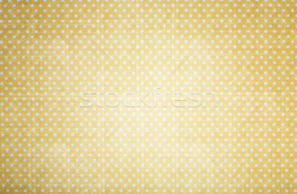 Yellow polka dots paper Stock photo © Melpomene