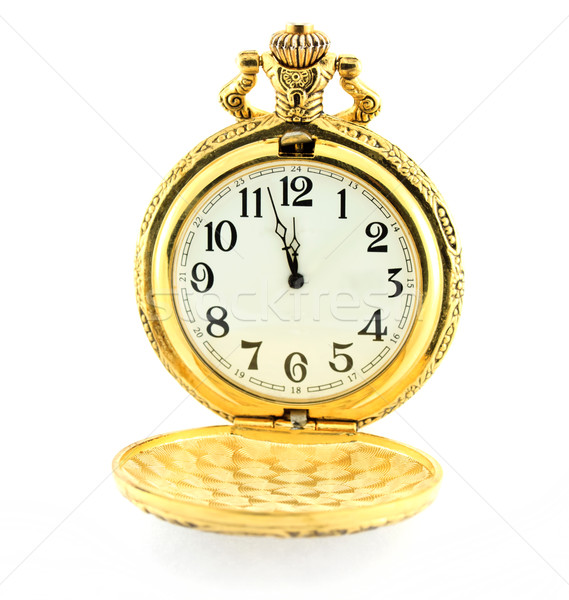 Trei 12 timp ceas fundal Imagine de stoc © Melpomene