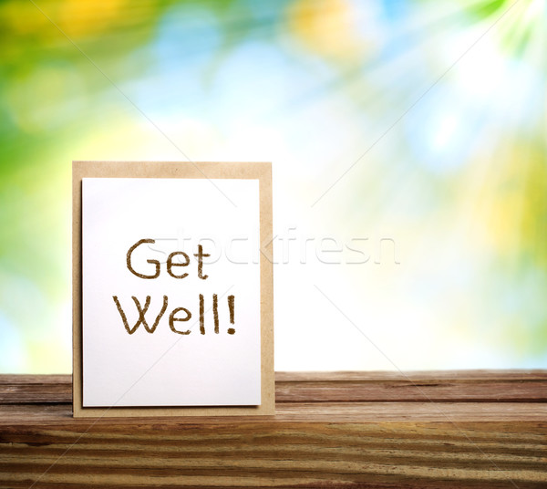 Get well message Stock photo © Melpomene
