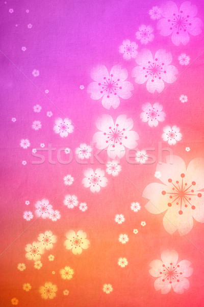 Cherry blossoms background Stock photo © Melpomene