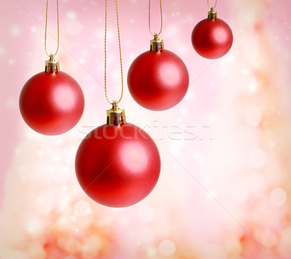 Red Christmas Ornaments  Stock photo © Melpomene