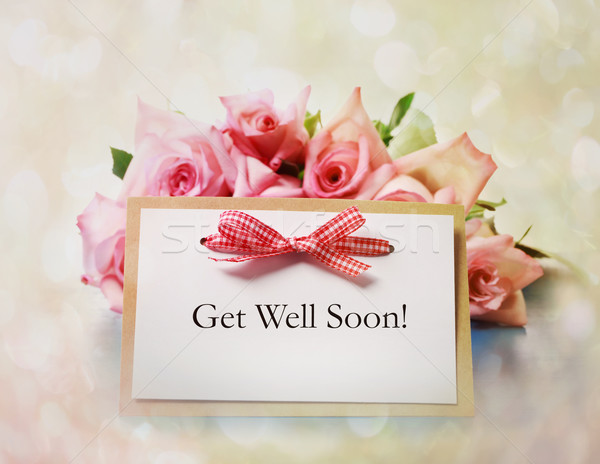 Get Well Soon Greeting Card Stock photo © Melpomene