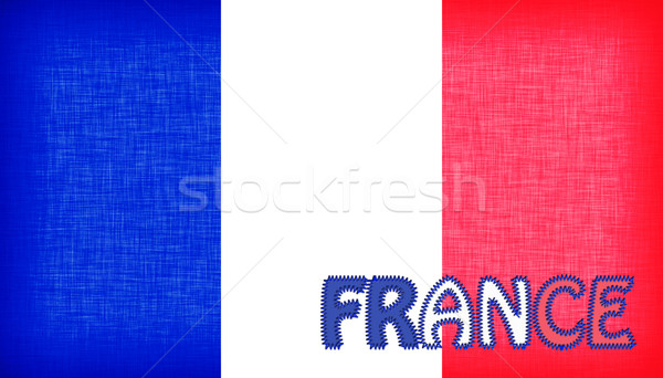 Flag of France with letters Stock photo © michaklootwijk