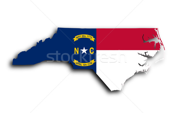 Map of North Carolina Stock photo © michaklootwijk