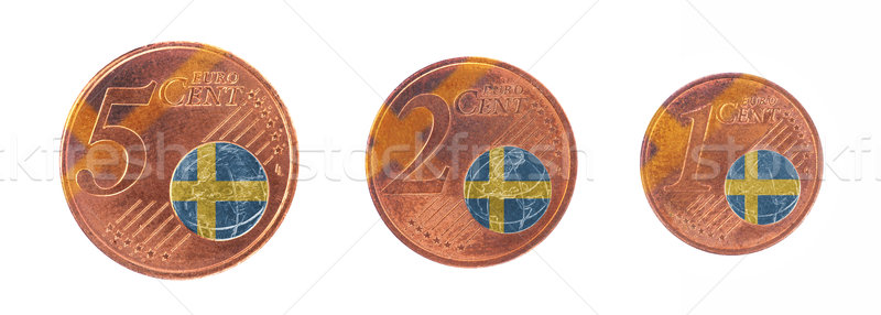 European union concept - 1, 2 and 5 eurocent Stock photo © michaklootwijk