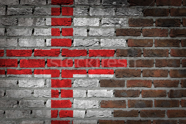 Mur de briques texture pavillon vieux sombre rouge [[stock_photo]] © michaklootwijk