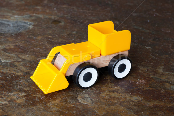 Simple wheel dozer toy Stock photo © michaklootwijk