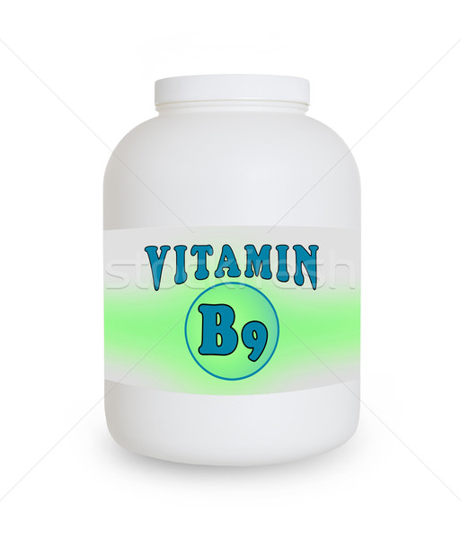 Vitamin B9 container Stock photo © michaklootwijk