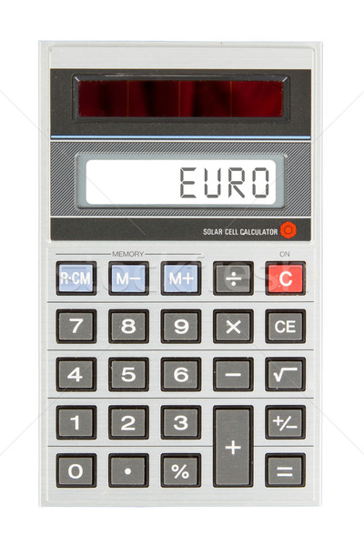 Old Calculator Euro Stock Photo C Micha Klootwijk Michaklootwijk 5493892 Stockfresh