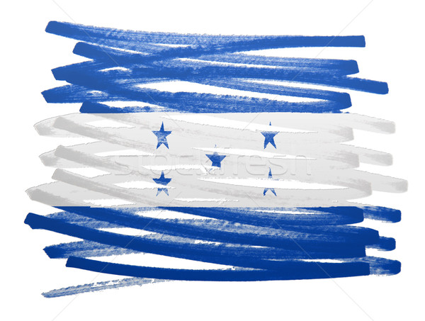 Foto stock: Bandera · ilustración · Honduras · pluma · negocios · pintura