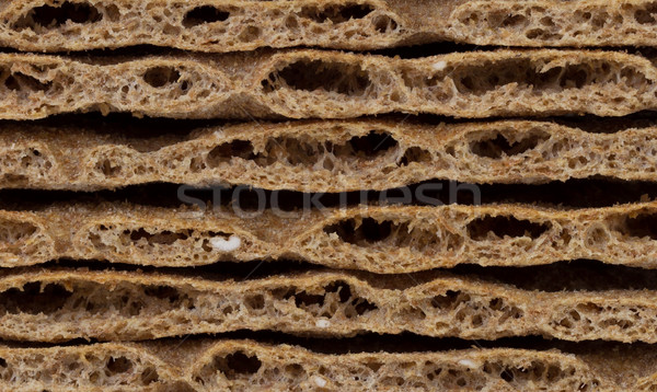 Stack of crackers (breakfast) isolated Stock photo © michaklootwijk