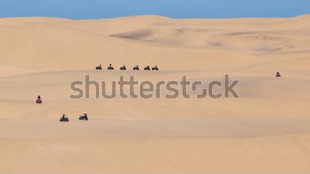 Stock photo: Quad tour in the desert in the Namib desert