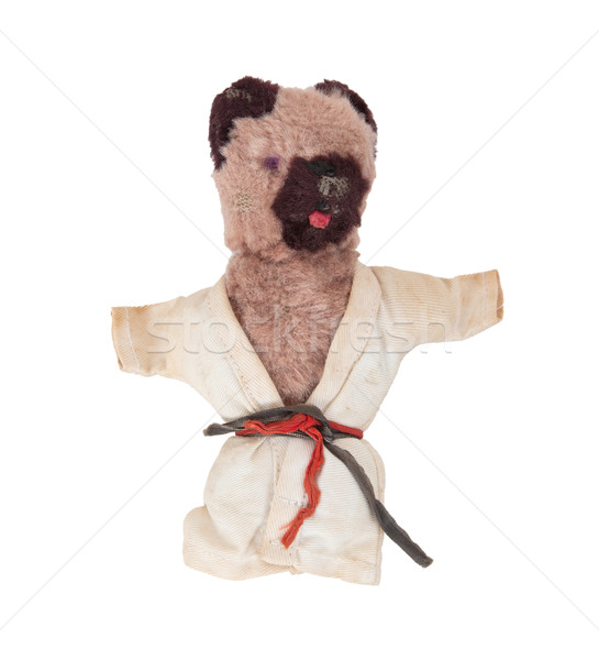 Teddy Bear wearing a judogi Stock photo © michaklootwijk