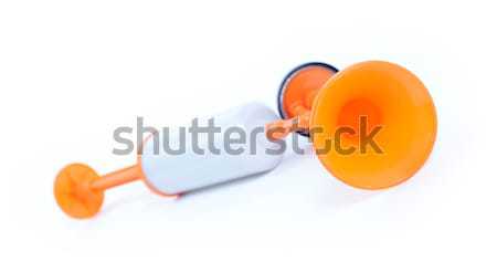 Manual air horn isolated Stock photo © michaklootwijk