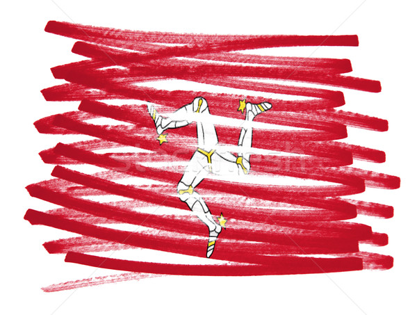 Flag illustration - Isle of Man Stock photo © michaklootwijk