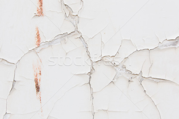 White wall with cracks Stock photo © michaklootwijk