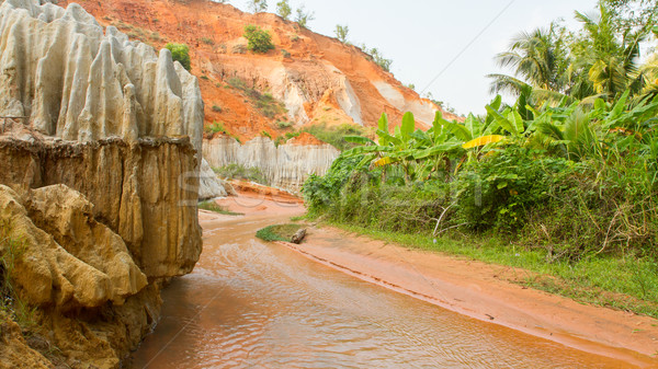 Stock photo: Ham Tien canyon in Vietnam 