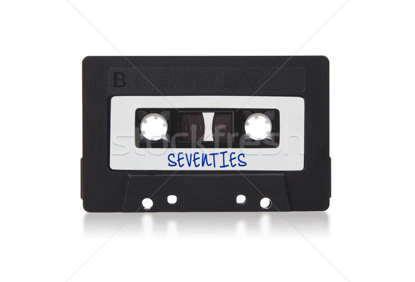 Vintage de audio cassette cinta aislado blanco Foto stock © michaklootwijk