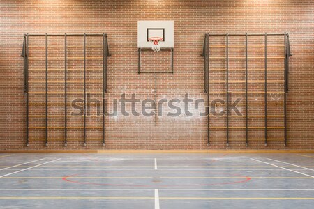 Innenraum Fitnessstudio Schule springen groß legen Stock foto © michaklootwijk