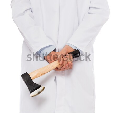 Close-up of a man with holster and a gun Stock photo © michaklootwijk