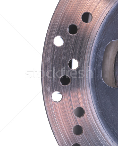 Single disc brake rotor of a motorcycle Stock photo © michaklootwijk