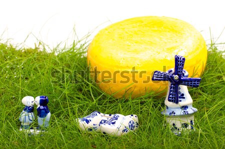 Dutch mini porcelain windmill Stock photo © michaklootwijk