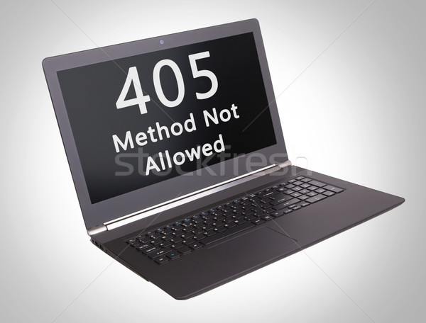 HTTP Status code - 405, Method Not Allowed Stock photo © michaklootwijk