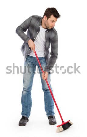 Robber with red bolt cutters Stock photo © michaklootwijk
