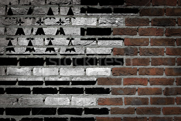 Dark brick wall - Brittany Stock photo © michaklootwijk