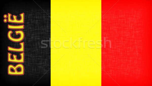 Flag of Belgium with letters Stock photo © michaklootwijk