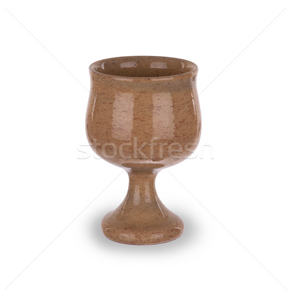 Stone cup for wine or beer Stock photo © michaklootwijk