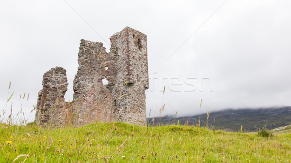 Ruinen alten Burg Schottland Wasser Gebäude Stock foto © michaklootwijk