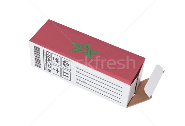 Concept of export - Product of Morocco Stock photo © michaklootwijk
